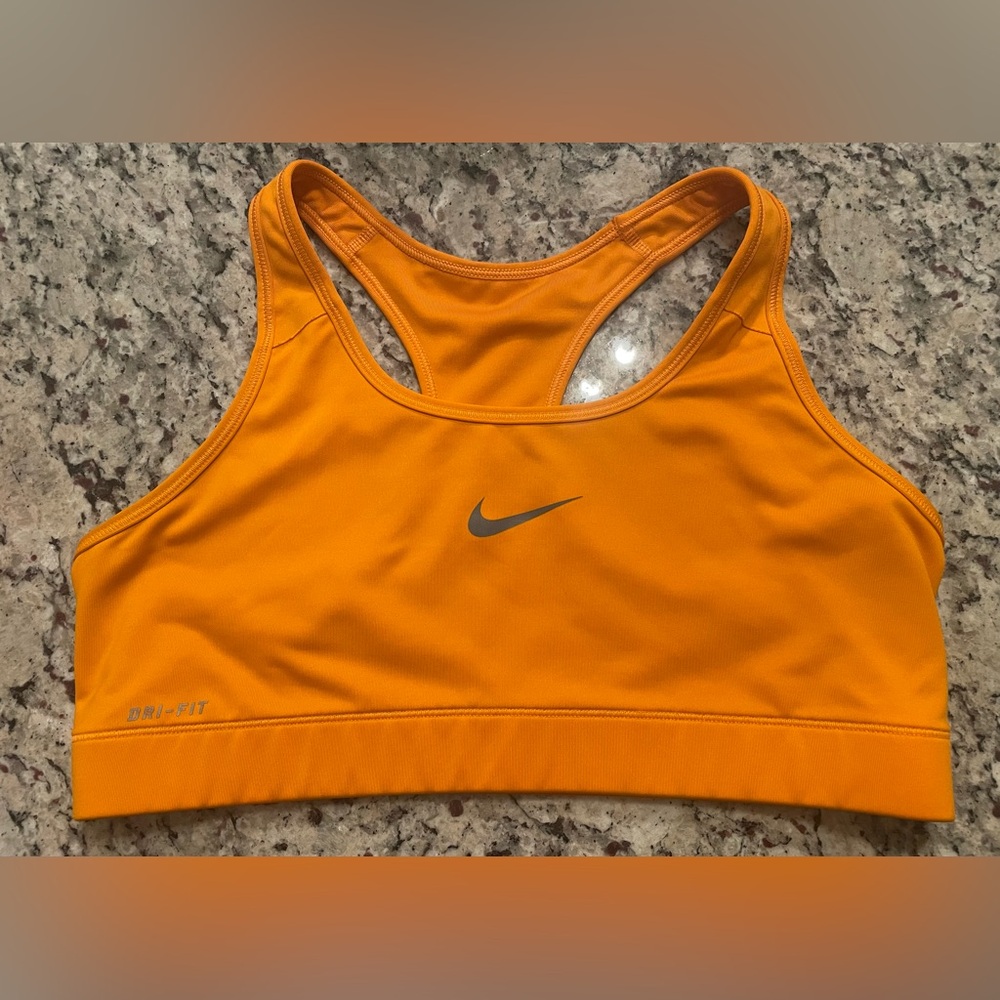Nike Women's Orange Sports Bra